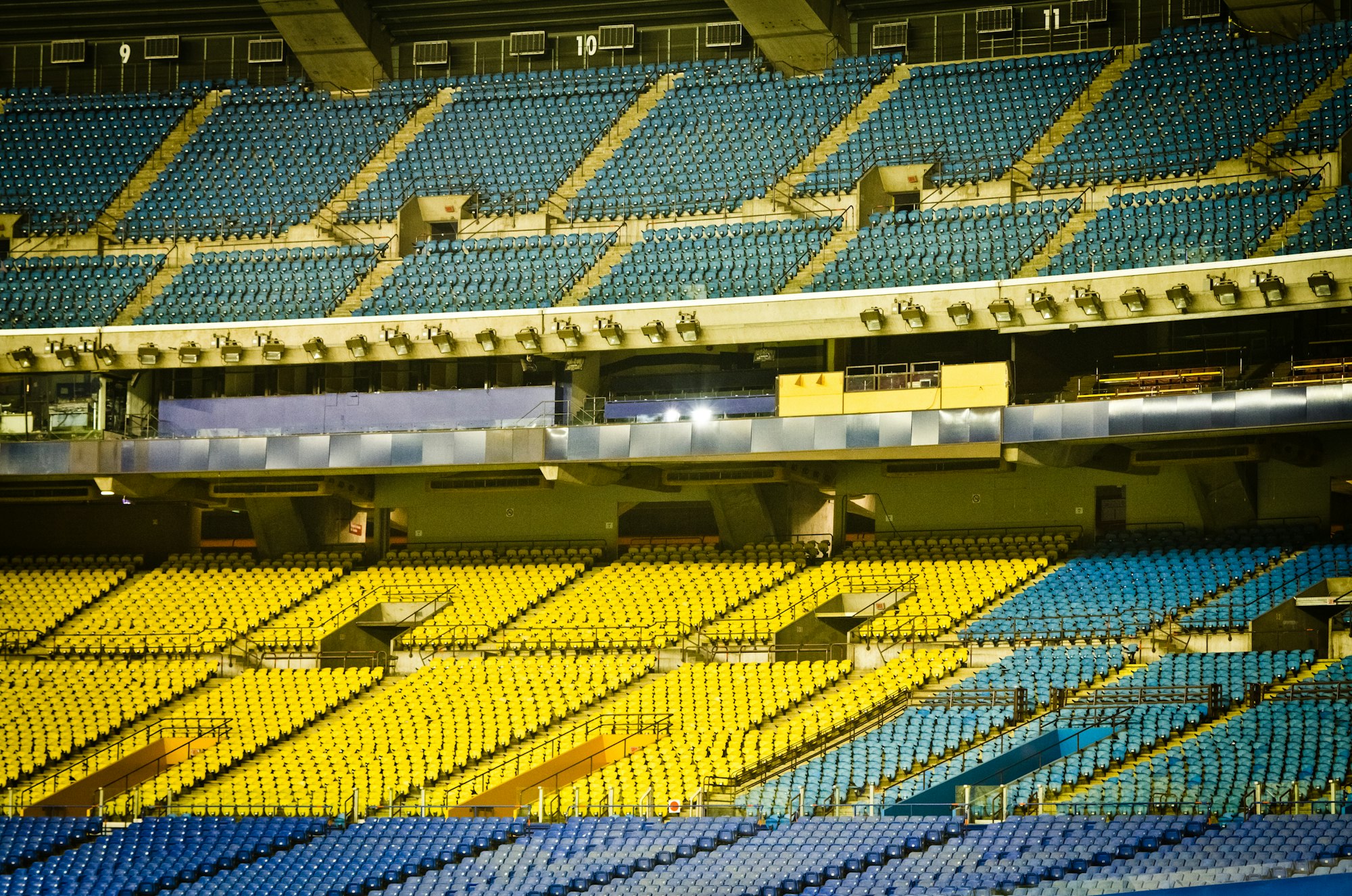 Empty Stadium Seats